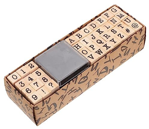 Operitacx Handgefertigte Buchstaben- Und Zahlensiegel 40 Einzigartige Designs Scrapbooking-stempel