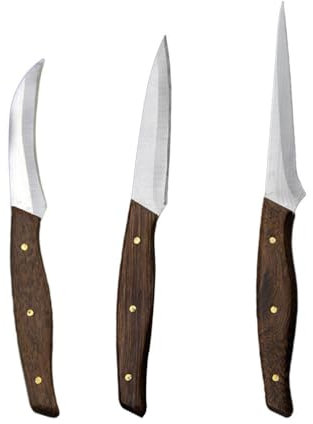 MAGICLULU Ensemble De Couteaux De Sculpture De Fruits En Acier Inoxydable Kit De 3 PièCes Pour DéCoupe De Fruits Et LéGumes, Outils Culinaires Professionnels Pour