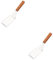 MAGICLULU 2 STK Backschaufel Flache Grillplatte BBQ-Grills Grillspatel Flacher Metallspatel Dreher spachtel Kuchenschaufel Steakspatel Pizzaschaufel Hypotenuse Pfannenwender Flipper