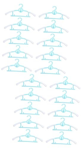 Zerodeko 20 STK Kinder Aufhänger Puppe Kleiderbügel für Babyzimmer kleiderständer Baby-Kleiderbügel Wäscheständer Kleiderbügel aus Kunststoff Kleiderbügel für Kleinkinder