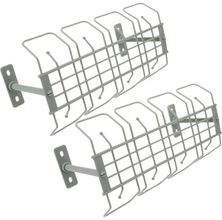 Uonlytech 2pcs under Desk Cable Organizer Tray Efficient Wire Management for and Data Cables Easy Installation Versatile Design for Use