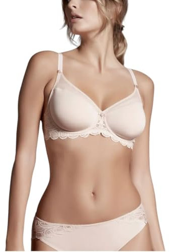 LEPEL Belseno Soiree Women's Bra with Underwired Preformed Cup 481, powder, 36C