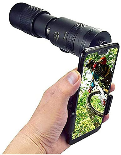 4K 10 300 x 40 mm Super-Telezoom-Monokular-Teleskop, tragbar, neu, mit Smartphone-Halter und Stativ, Zoom-Teleskop