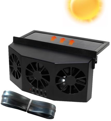 Ventilador de ventilación para ventana de automóvil - Ventilador de enfriamiento automático con alimentación USB, ventilación silenciosa del aire del vehículo | Extractor de ventana portátil, ventilad