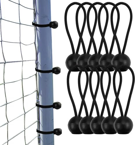 Balbungee-Schnüre, elastische starke Bungee-Schnüre | Heavy Duty Schwarz Tarp Bungee-Schnüre Wetterfester Spanngurt für Camping, Zelte, Befestigungsdraht und Schläuche