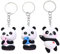 Porte-Clés Panda 3 Pièces, Porte-Clés Animaux Mignons, Porte-Clés Cadeaux, Porte-Clés pour Enfants