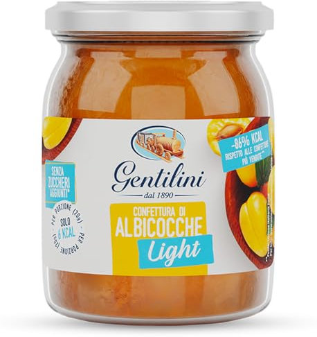 Gentilini Confettura Light al gusto Albicocca 220gr