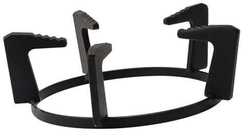 MUCKLILY Accessoires Pour Cuisinière À Plaque De Cuisson En Fonte Grille Wok