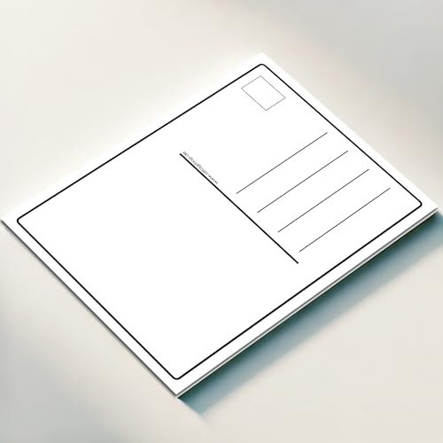 Postkartenaufkleber | Aufkleber für Postkarten (9,5x14,5cm) quer, Foto PostkartenEtiketten |, selbsklebende, beschreibbare Aufkleber.