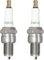 2 Stück F6RTC Zündkerze Ersetzen, F6RTC Zündkerze für Rasenmäher und kleine Motoren Traktor, Kompatibel mit NGK 7822/6634/BPR6ES/995/WR6DC 7900/WR7DC, RN9YC RN10YC RN11YC/ MTD 951-10292 751-10292