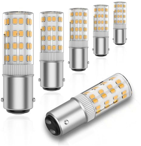 Correa BA15DLED 120V Dual Contact Bayonet Base LED Bulb 0 Watt JD T3/T4 Equivalent Replacement Sewing Machine LED Bulb C