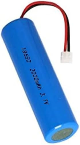 18650 Rechargeable Lithium Ion Battery 3.7V with PCB Protection Board XH 2P 2.54 Connector 2000mAh 2200mAh 2600mAh 3000mAh 3800mAh 65x18mm Blue Cell for Torch LED Light DIY Power Supply Power Tools