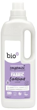 Bio-D Lavender Fabric Conditioner | 1 Litre (Pack of 2) | Up to 33 Washes | Softens, Reduces Static & Protects Fibres | 100% Naturally Derived | Extra Concentrated | Vegan & Cruelty Free | UK Made