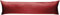 Bettwaesche-mit-Stil Mako-Satin Seitenschläferkissen Bezug aus 100% Baumwolle (Baumwollsatin) Uni/einfarbig (40 cm x 145 cm, Rot)