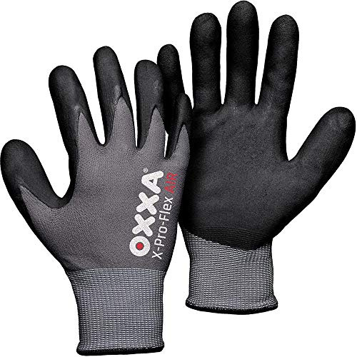 OXXA 8718249041051 x-pro-flex-air, grau/schwarz, Größe 10