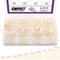 Swpeet 150 Stück Nylon Rund Abstandshalter Abstandsmutter-Sortiment, Nylon PA66 Kunststoff Abstandshalter Außendurchmesser 11 mm und ID 6,2 mm Länge 3 mm 4 mm 5 mm 8 mm 10 mm