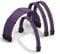 LINKUP - 50cm Super Soft and Flexible PSU Cable Extension Sleeved Custom Mod GPU PC Braided w/Comb Kit | 1 x 24 P (20+4) | 2 x 8 P (4+4) CPU | 2 x 8 P (6+2) GPU set | 500mm - BlackPurple