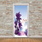 Sticker Porte Poster De Self-Adhesive Porte Manga Vue Sur La Mer 3D Autocollants De Porte Pvc Auto-Adhésif Papier Peint Bricolage Décoration De La Maison Affiche De Simulation Stickers Muraux 77 * 2