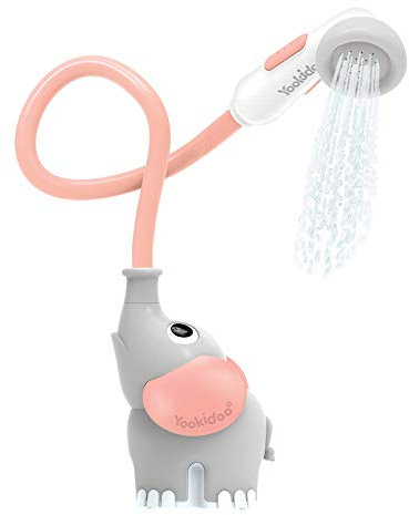 Yookidoo Ducha bañera Elefante Rosa