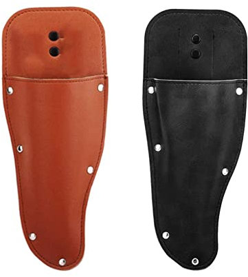 bjsdkff Lederscheide Werkzeughalter Gartenarbeit Tasche Gürtelhalter Astschere Holster für Zange Schere Gartenschere Elektrowerkzeuge Gartentasche 2 Stück