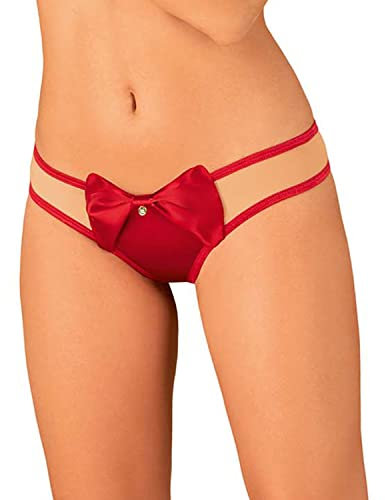 Obsessive Rubinesa Tanga, Rot, L/XL