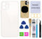 Perzework OEM Vitre arrière de rechange pour iPhone 12 6,1 avec kit d'outils de réparation et adhésif pré-installé (blanc)