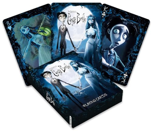 Aquarius Corpse Bride Spielkarten – Kartendeck mit Corpse Bride-Motiv für Ihre Lieblingskartenspiele – Offiziell lizenzierte Corpse Bride Merchandise & Sammlerstücke