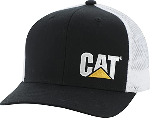 Caterpillar Herren Flexfit Cat Trademark Trucker Hat Mütze, Schwarz, Einheitsgröße