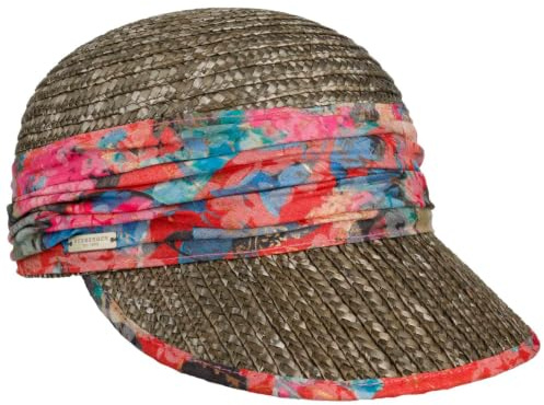 Seeberger Viasela Sonnenvisor Visor Strohvisor Damenvisor Damen - mit Schirm Frühling-Sommer Sommer