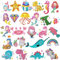 UGBO DIY Diamond Painting Sticker für Kinder Diamant Malerei Aufkleber Set Mosaik Diamantmalerei 5D Diamant Painting Meerjungfrau Tiere Bilder Kit für Mädchen Erwachsene Anfänger(27 Stück)