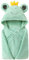 Daelesr Asciugamani con Cappuccio Bambini, Telo da Bagno Asciugamano Poncho Neonato 85 x 150cm, Accappatoio Mare Piscina per Bambina Neonata (Rana Verde)