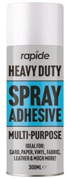 SDMAX 300ml Heavy Duty Glue Spray Adhesive - Easy Application, Effortless & Mess-Free, Your Ultimate Solution For Bonding Card, Paper, Carpet, Leather, Vinyl And Fabric, (1)