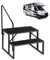 Tritthocker für Wohnmobil, Treppenstufe, Wohnwagen, 299 kg Traglast, Zubehör für Wohnmobil, Garage, Whirlpool, Veranda, Aufstellpool (2 Schritt 1 P)