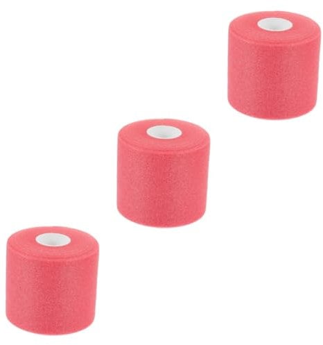 MAGICLULU 3 Rolls Skin Membrane Tape for Knee Exercise Stretch Bands Balloon Arch Stand Foot Tape Breathable Tapes Athletic Tape Athlete Supplies Wrist Tape Sponge Red Protective Gear Sports