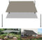 Voile D'ombrage Toile Rectangulaire 3 x 5 m UV Protection avec Oeillets Tissu Polyester Multi Couleur et Taille Toile Imperméable pour Piscine Voitures Camping Patio, Kaki