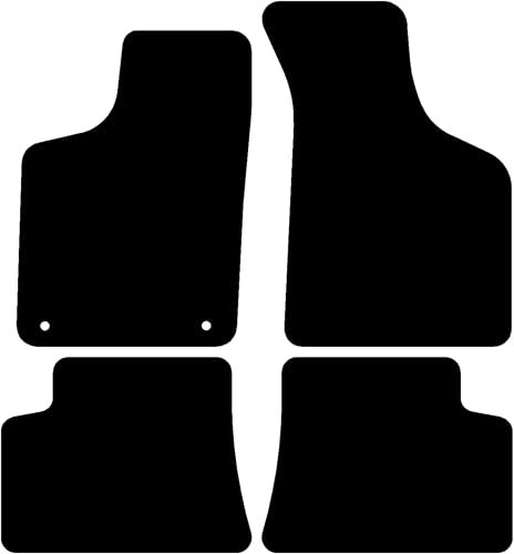 Kovvar Fußmatten passend für Renault Twingo 1993-2007 Passend zur Ausführung: 1 | Beifahrer ohne Befestigung | Qualität: Basic