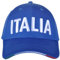 FIGC Unisex 253306 Italia Baseballkappe, blau, One Size