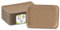 BIOZOYG Assiette en carton carrée 50 pièces I Assiette à snack de couleur naturelle biodégradable I Bol en papier à frites 16 x 23 cm rectangulaire
