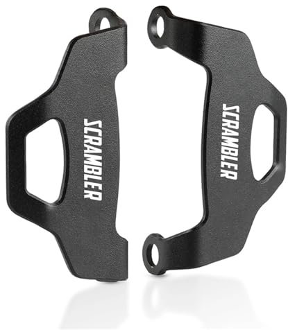 HUISÌ Protezione for la copertura della pinza del freno anteriore for motociclette adatta for Ducati Scrambler 800 2015-2021 Scrambler1100 2018-2024 Accessori(Black)