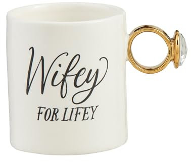 Mud Pie Ring 482 ml Tassen, Wifey