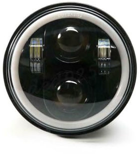 5.75 LED Angel Eye Halo DRL Motorrad Frontscheinwerfer Universel 45W LED
