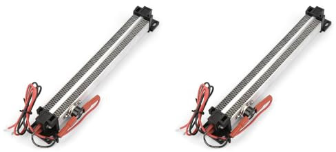 Réchauffeur D'air en Céramique 220V 500W, 2 Pièces, Chauffage et Déshumidification avec Protection contre le Contrôle de la Température