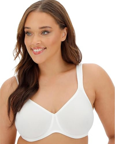 Reggiseno Triumph Liscio con Ferretto Riducente Coppe Grandi Modern Soft CottonW Taglia 7 Coppa D Bianco 0003