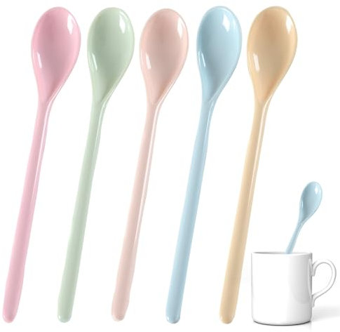 5 cucchiai di plastica,