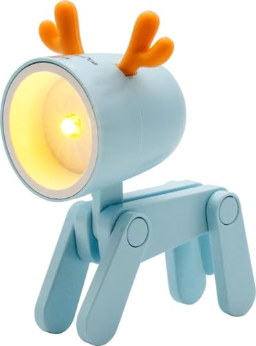 RealPower LED-Tier Taschanlampe Blue deer