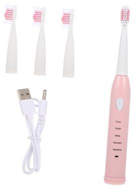 HANABASS Elektrische Kinderzahnbürste für Empfindliches Zahnfleisch und Zahnschmelz Weiche Borsten mit USB Ladefunktion für Sanfte Zahnreinigung Abs Material