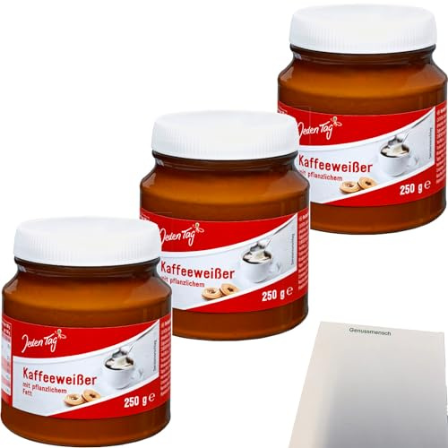 usy Bundle für Jeden Tag Kaffeeweißer 3er Pack (3x250g Glas) + usy Block