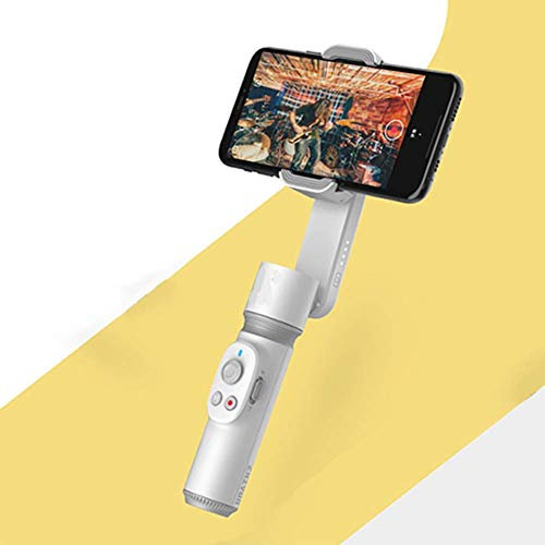 LJJ Gimbal Estabilizador de Movil, 3 en 1 Bluetooth Móvil Palo Selfie Trípode con Mando a Distancia, para GoPro y iPhone 8/9/11 Pro MAX/x/XS/XR, Samsung S9/8/7/Huawei