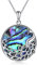 YAFEINI Pfauen Halsketten Pfauen Geschenke 925er-Sterlingsilber Pfauen Liebhaber Schmuck für Damen