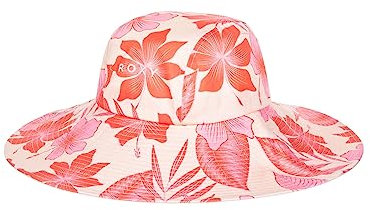 Roxy Sombrero de sol Star is Born para mujer, Cornejo pálido Lhibiscus, S-M